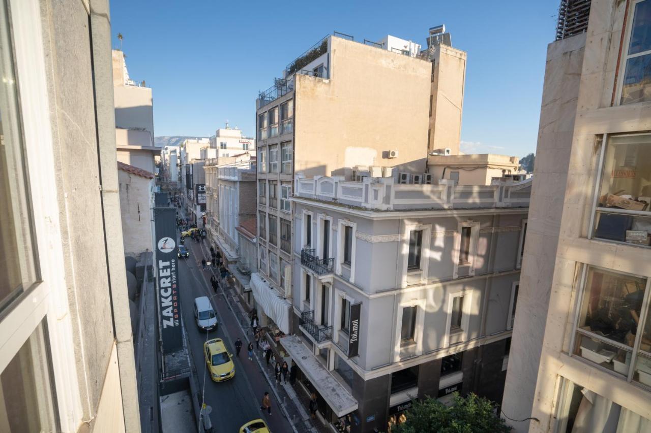 Monastiraki Metro Station Studio For 4 Persons Atenas Exterior foto